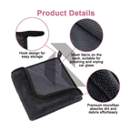 Single Twisted Loop Microfiber Drying Towel 600GSM