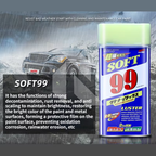 Soft99 Luster Cleaner & Polish Wax 530ML – Car Paint Cleaner, Polish & Shine Protection