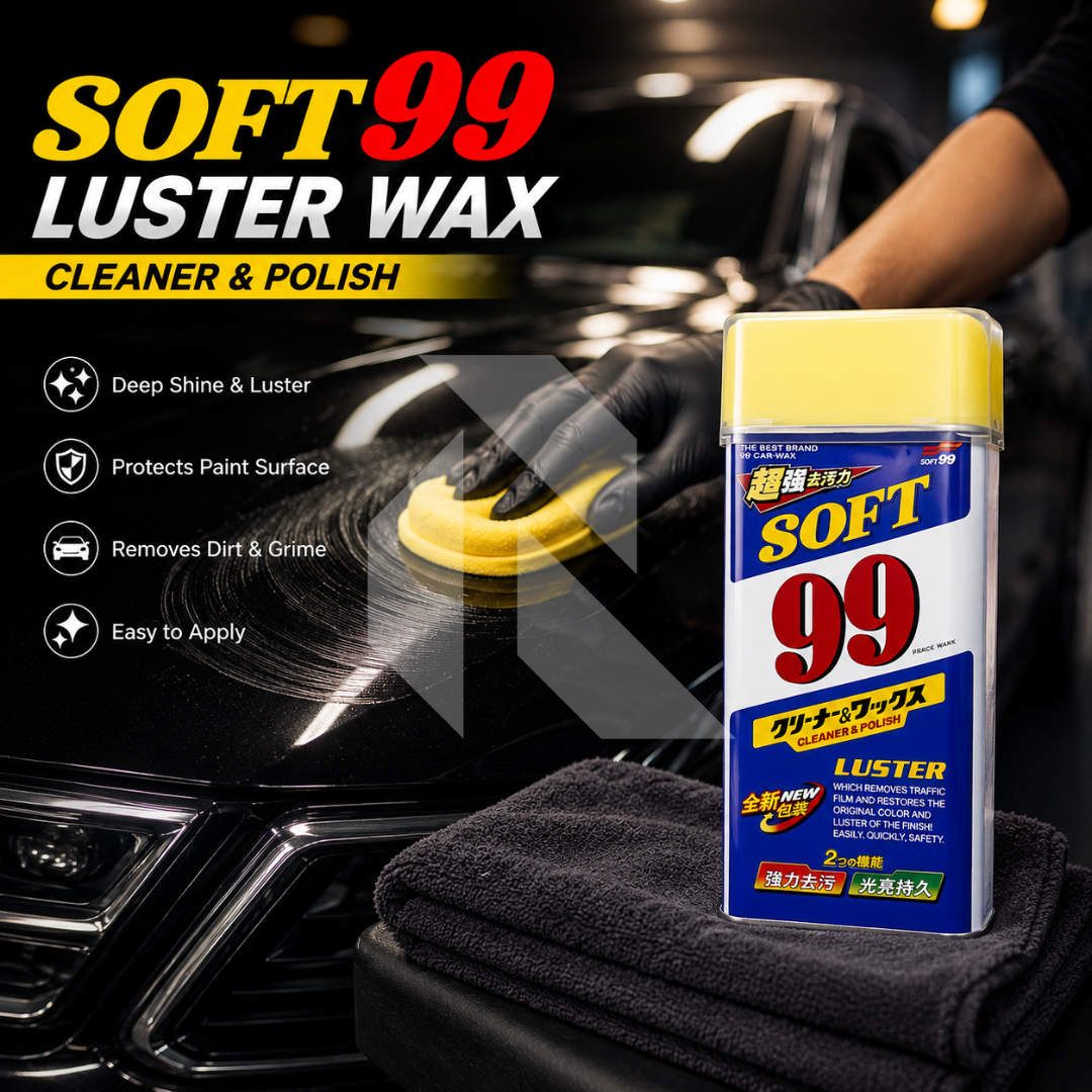 Soft99 Luster Cleaner & Polish Wax 530ML – Car Paint Cleaner, Polish & Shine Protection