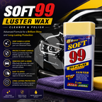 Soft99 Luster Cleaner & Polish Wax 530ML – Car Paint Cleaner, Polish & Shine Protection