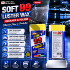 Soft99 Luster Cleaner & Polish Wax 530ML – Car Paint Cleaner, Polish & Shine Protection
