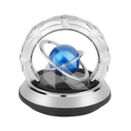 Car Solar Rotating Galaxy Aromatherapy Diffuser – Automobile Double Ring Solar Perfume Diffuser