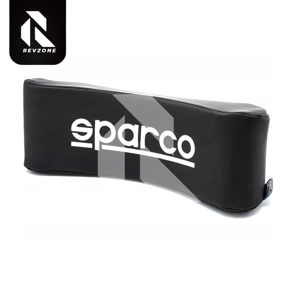 Sparco Ergonomic Neck Pillow – Universal Car Headrest Support Cushion (1 Piece)