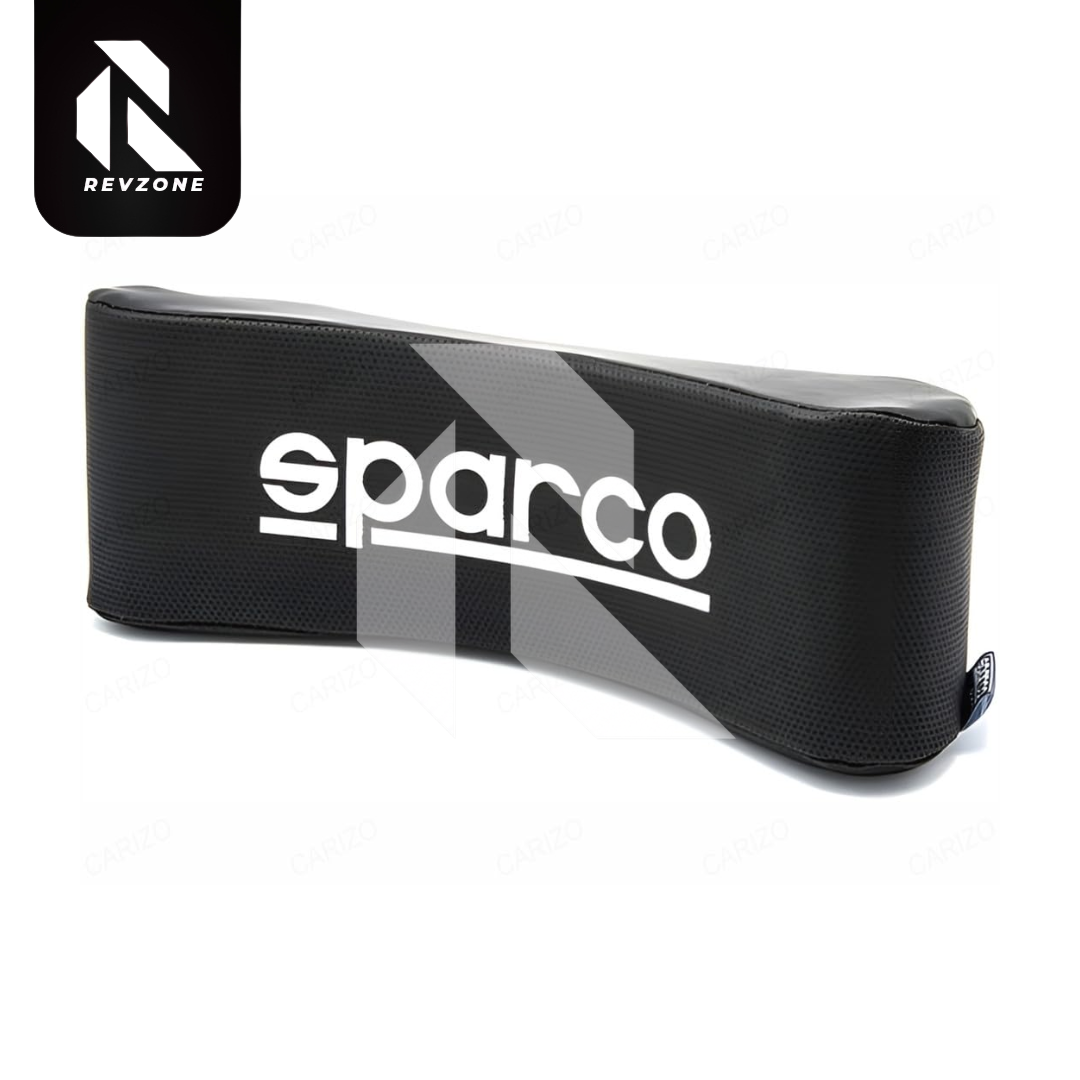 Sparco Ergonomic Neck Pillow – Universal Car Headrest Support Cushion (1 Piece)