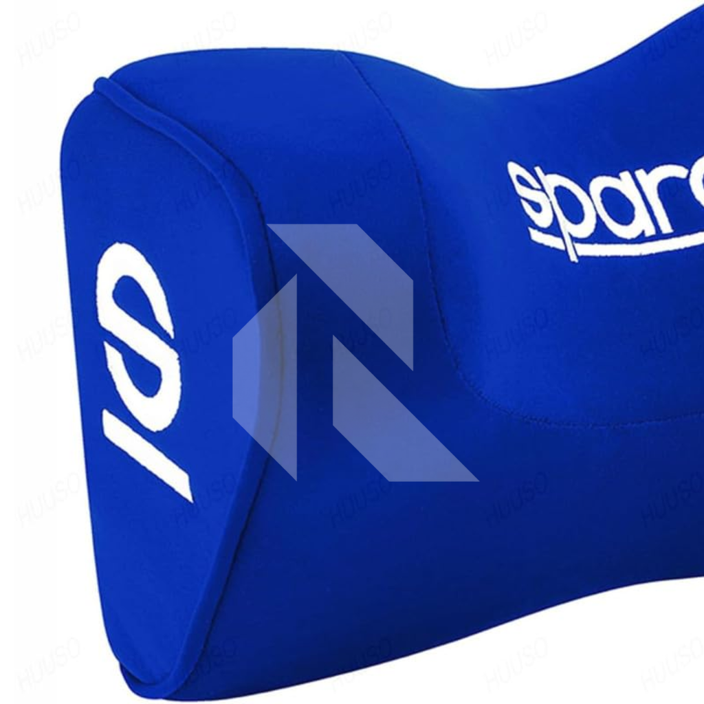Sparco Universal Neck Rest Pillow  – Comfortable Car Seat Headrest Neck Support Cushion (1 Piece)