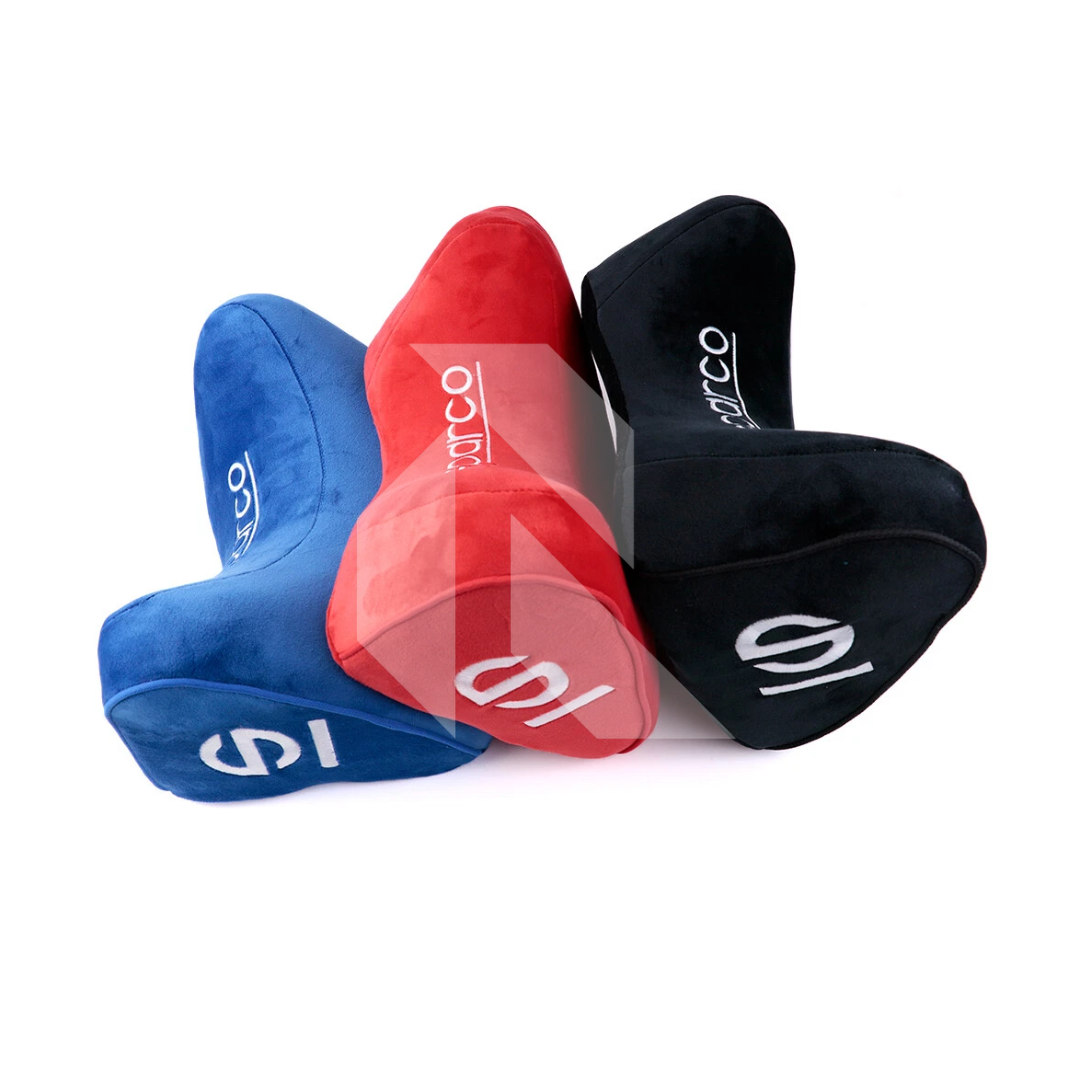 Sparco Universal Neck Rest Pillow  – Comfortable Car Seat Headrest Neck Support Cushion (1 Piece)
