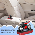 Solar Sports Bike Car Dashboard Air Freshener – 360° Rotating Solar Fragrance Decor