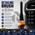Soft Bristle Stick Car Detailing Dusting Brush – Interior Dashboard & AC Vent Cleaning Brush