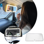 Universal Car Sun Visor LED Makeup Mirror – USB Rechargeable Touch Sensor Vanity Mirror