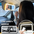 Universal Car Sun Visor LED Makeup Mirror – USB Rechargeable Touch Sensor Vanity Mirror