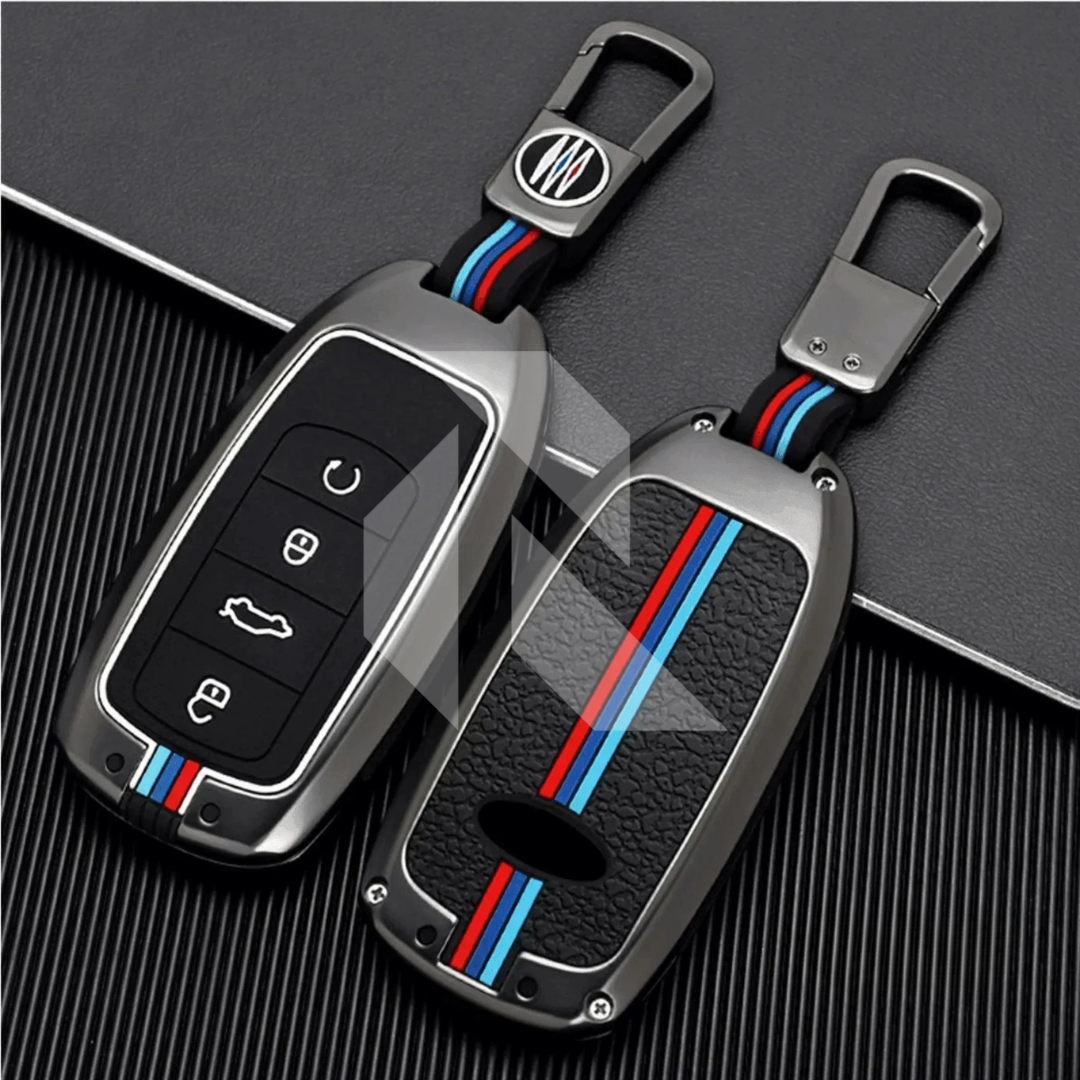 Chery Tiggo 9 Metal Key Cover Premium Protective Case – Zinc Alloy Smart Key Protection Shell