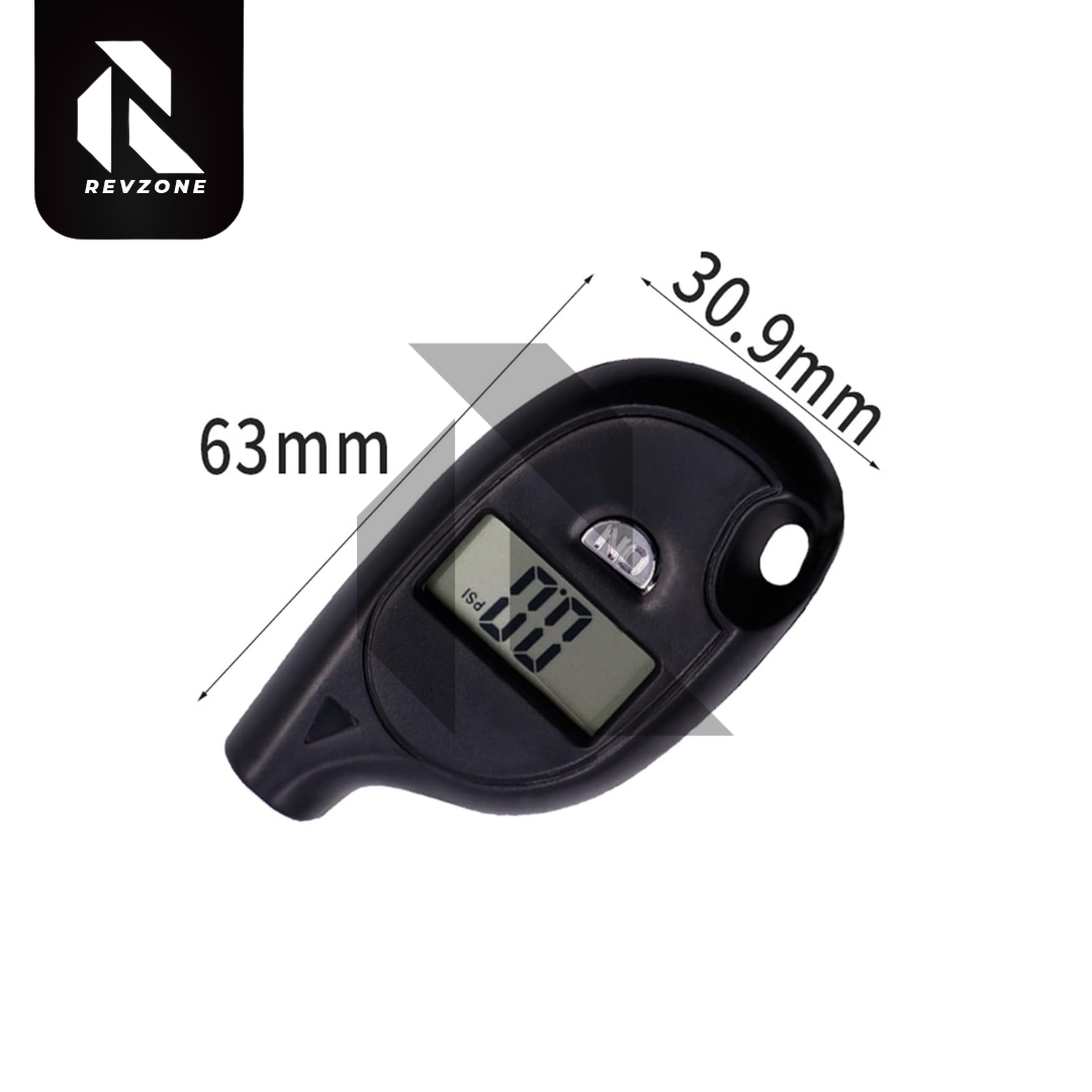 Digital Tire Pressure Gauge Keychain – Portable Car & Bike Tire Pressure Tester