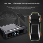Smart Solar Internal TPMS – Car Tire Pressure Alarm & Monitoring System