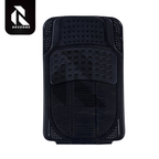 Universal 3 Piece Heavy Duty Car Floor Mat Set – Waterproof All-Weather Interior Protection (Black)