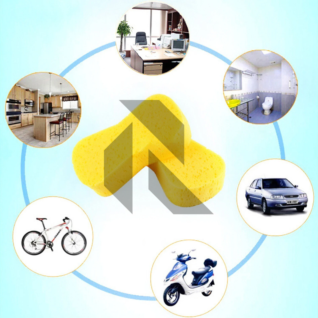 Compressed Car Wash Sponge – Expandable High Density Foam Cleaning Sponge
