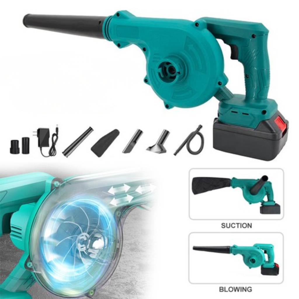Portable Air Blower & Vacuum Cleaner – Cordless Rechargeable 2-in-1 High-Speed Dust Cleaning Tool