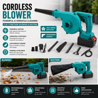 Portable Air Blower & Vacuum Cleaner – Cordless Rechargeable 2-in-1 High-Speed Dust Cleaning Tool