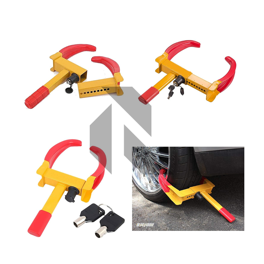 Universal Heavy-Duty Anti-Theft Car Wheel Lock Clamp