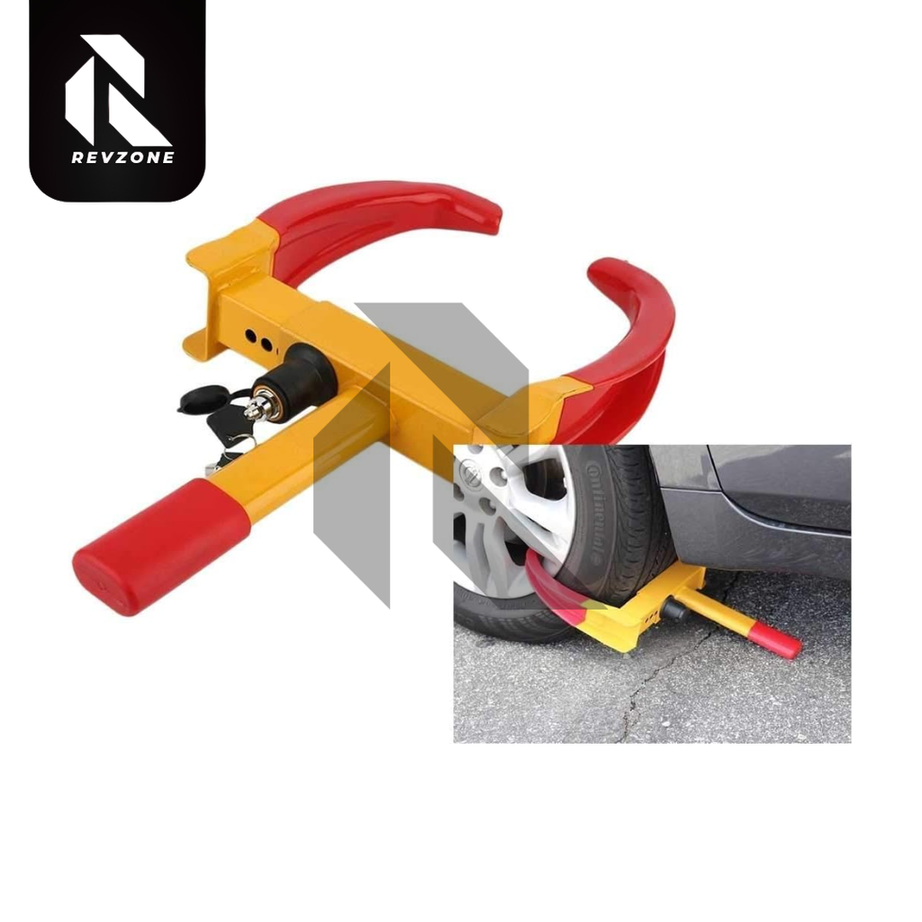 Universal Heavy-Duty Anti-Theft Car Wheel Lock Clamp