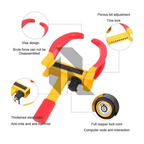 Universal Heavy-Duty Anti-Theft Car Wheel Lock Clamp