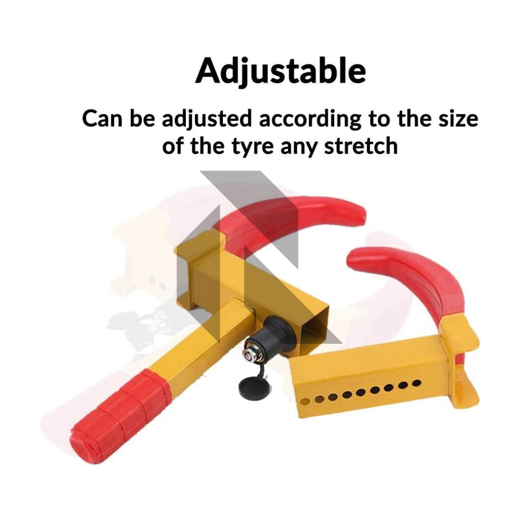 Universal Heavy-Duty Anti-Theft Car Wheel Lock Clamp