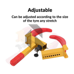 Universal Heavy-Duty Anti-Theft Car Wheel Lock Clamp