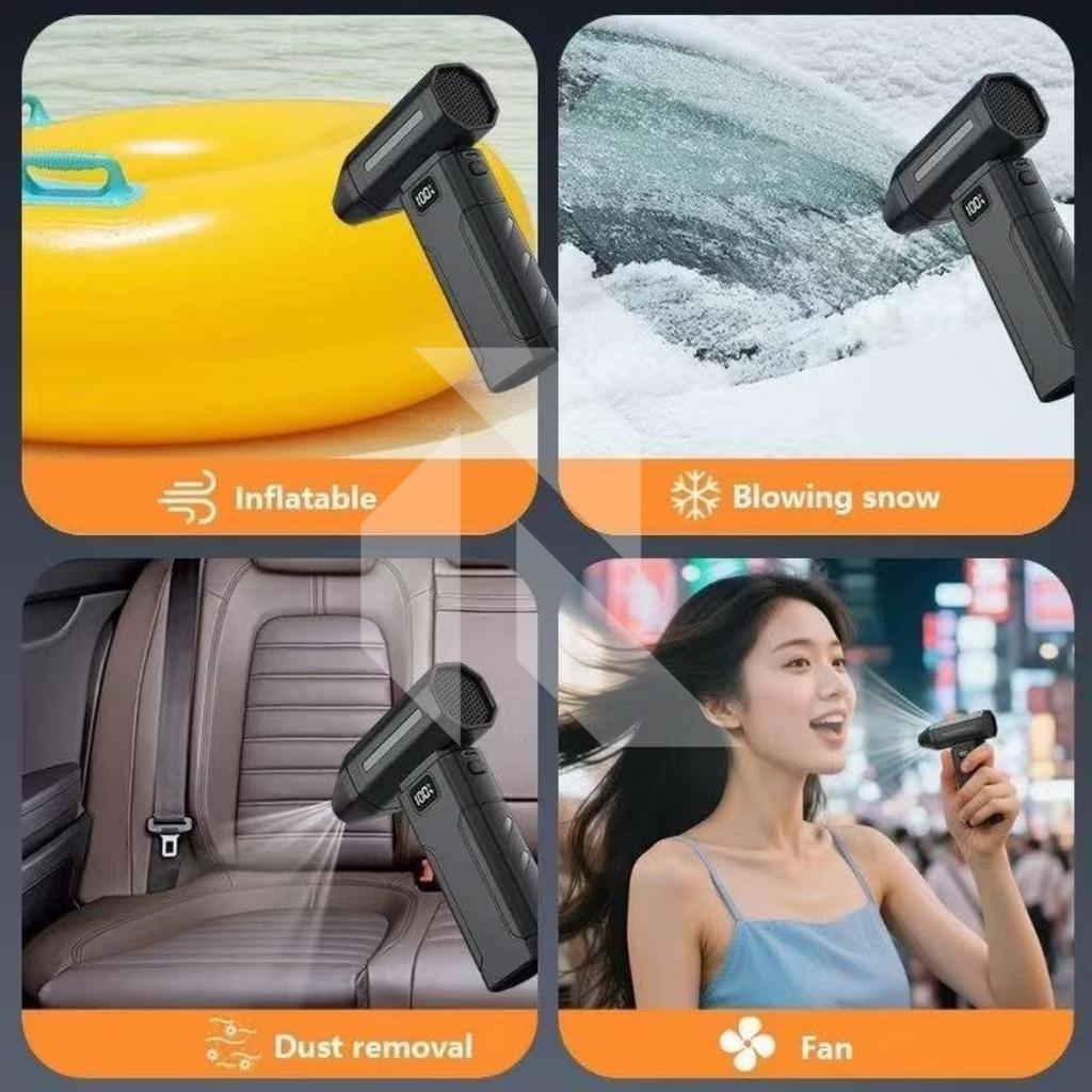 X8 Turbo Jet Blower – Portable Rechargeable Air Duster for Car Detailing, PC & Multi Use