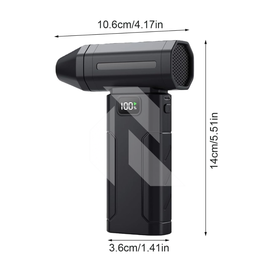 X8 Turbo Jet Blower – Portable Rechargeable Air Duster for Car Detailing, PC & Multi Use