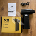 X8 Turbo Jet Blower – Portable Rechargeable Air Duster for Car Detailing, PC & Multi Use