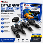 YOKO Car Door Central Locking System Kit 12V