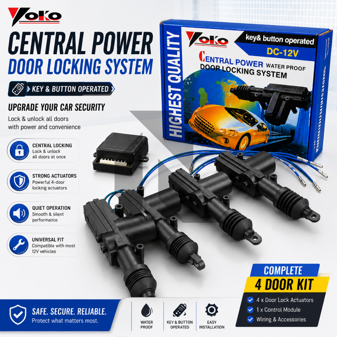 YOKO Car Door Central Locking System Kit 12V