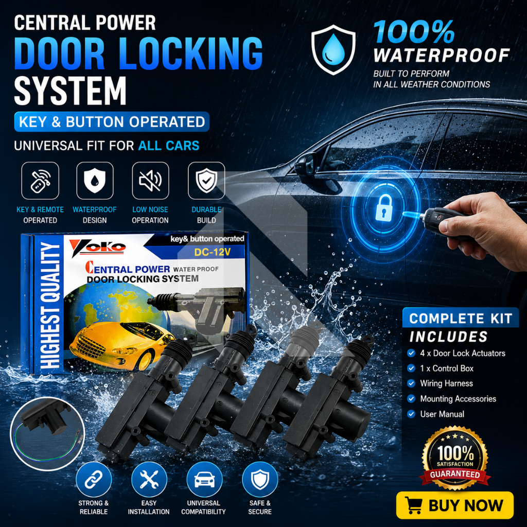 YOKO Car Door Central Locking System Kit 12V