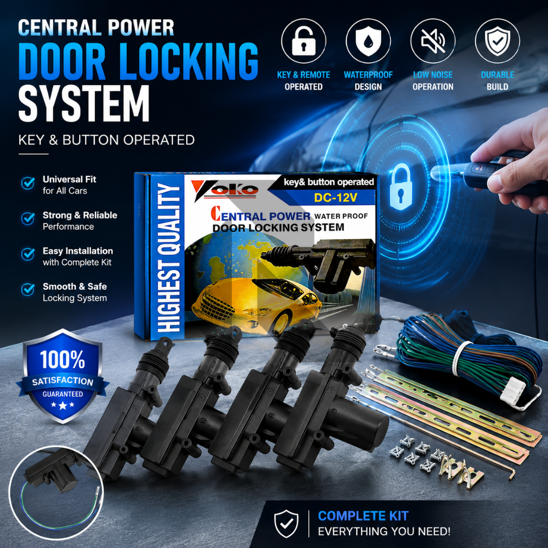YOKO Car Door Central Locking System Kit 12V