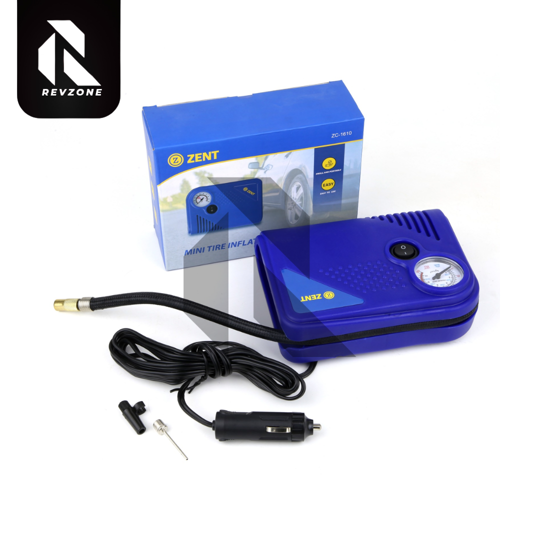 Zent Mini Tire Inflator 12V – Portable Car Air Compressor Secondary image