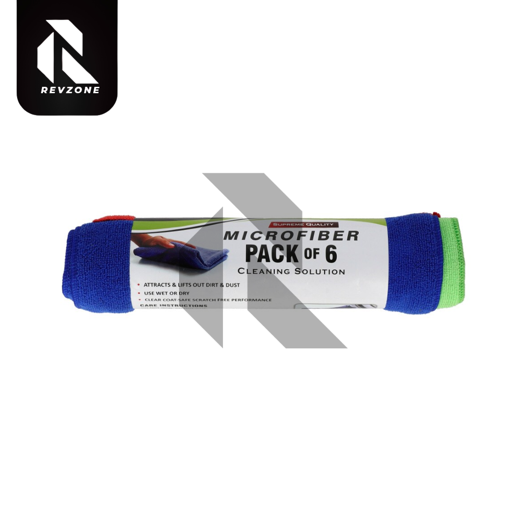 Zent Pack of 6 Microfiber Cleaning Cloths Secondary image